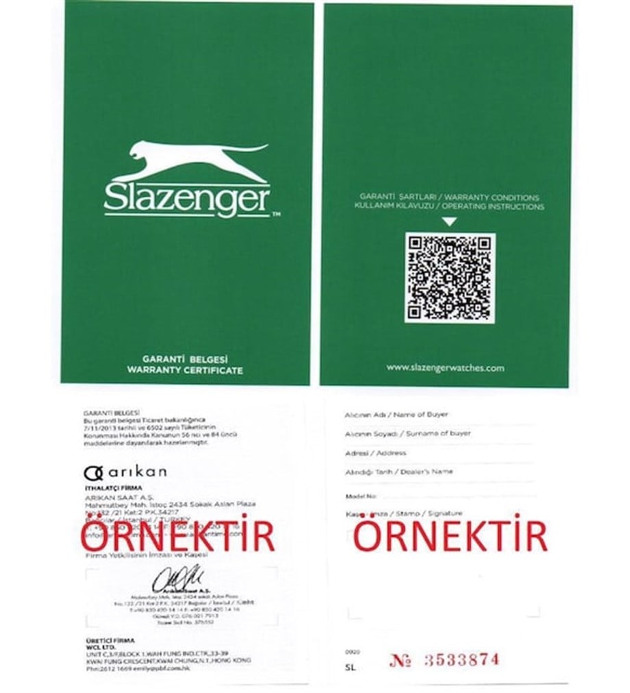 Slazenger SL.09.2012.2.01 Erkek Kol Saati
