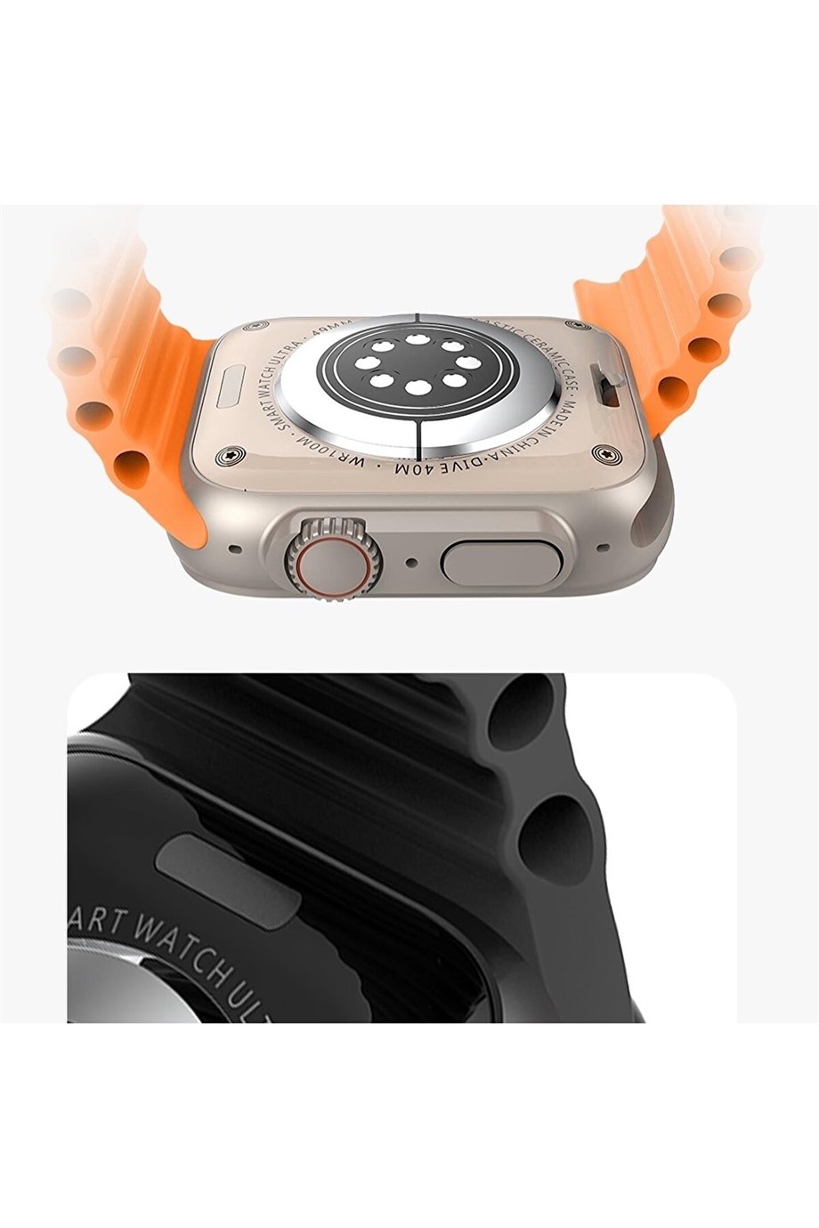 Smart Watch GS8 Ultra Orange Akıllı Kol Saati