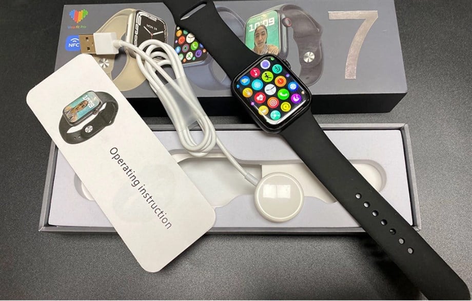 Smart Watch i7 N78 Plus Black Akıllı Kol Saati