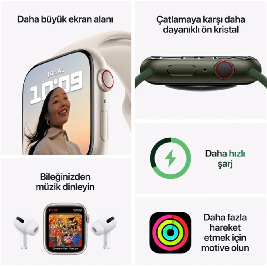 Smart Watch Watch 7 DT3 Mini Gray Akıllı Kol Saati