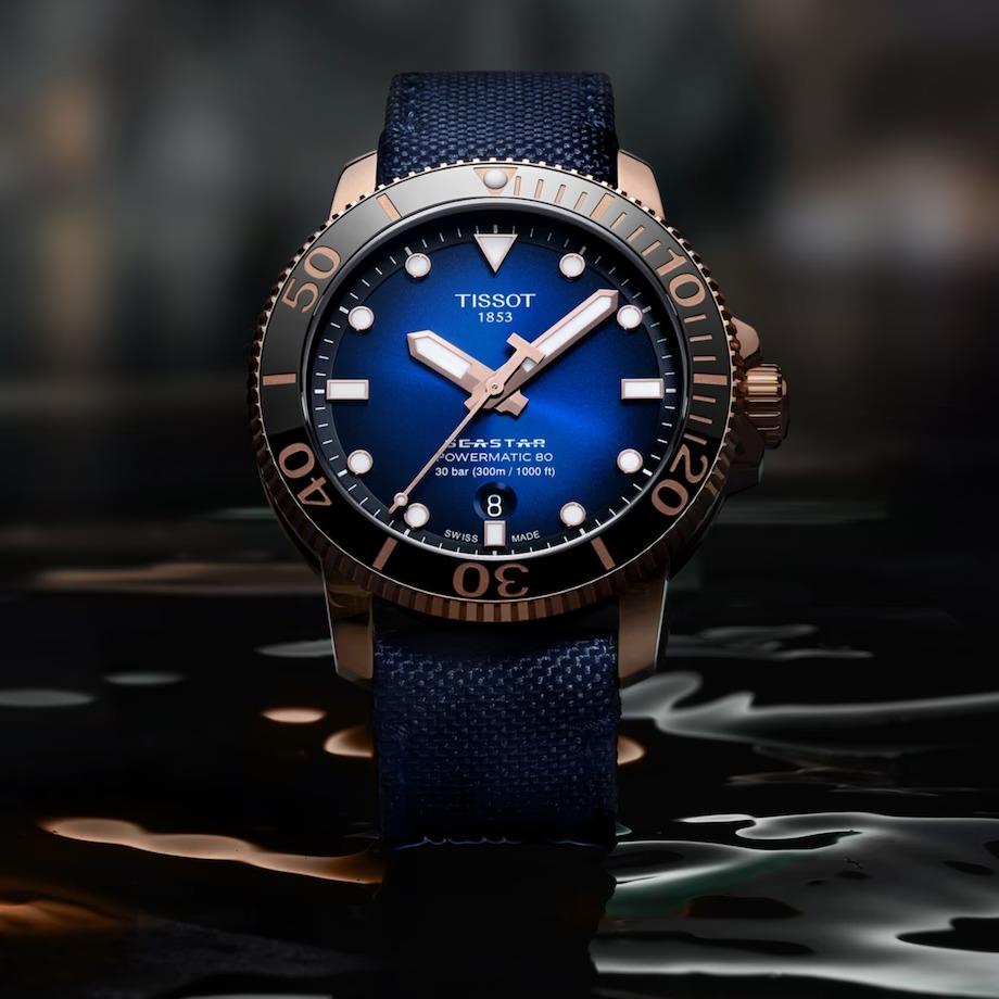 Tissot Seastar 1000 Powermatic 80 T1204073704100 Erkek Kol Saati T120.407.37.041.00