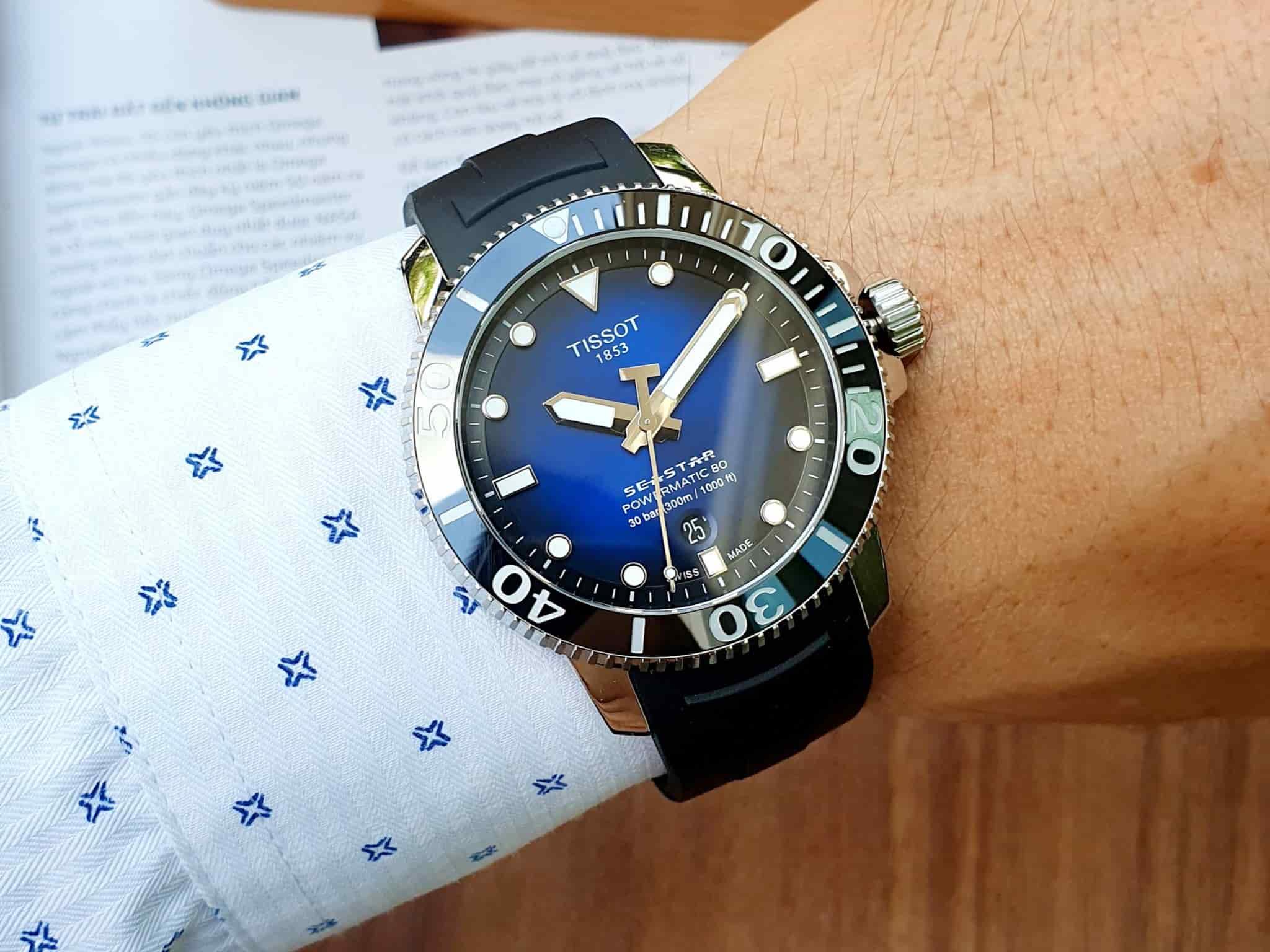 Tissot Seastar 1000 Powermatic 80 T1204071704100 Erkek Kol Saati T120.407.17.041.00
