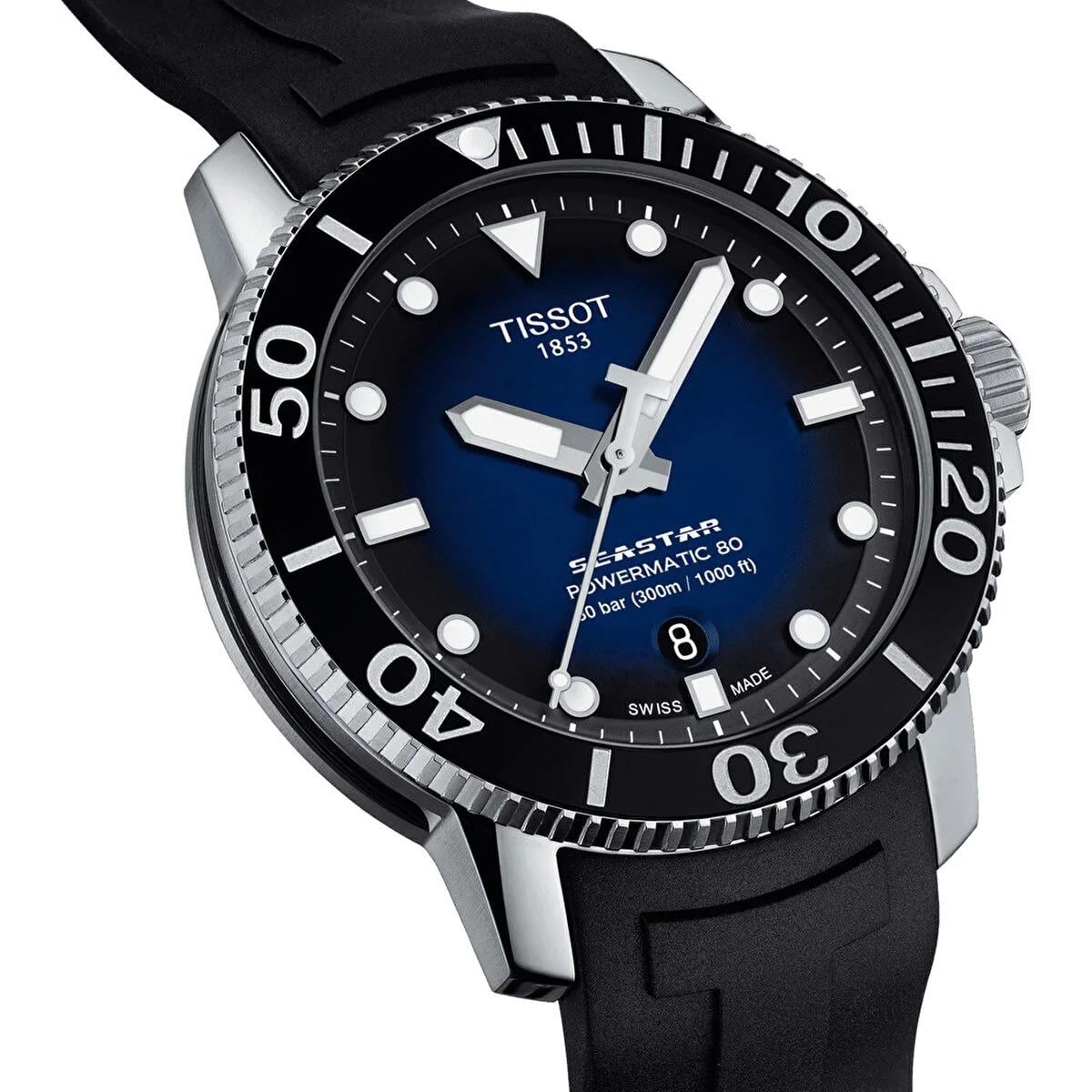 Tissot Seastar 1000 Powermatic 80 T1204071704100 Erkek Kol Saati T120.407.17.041.00