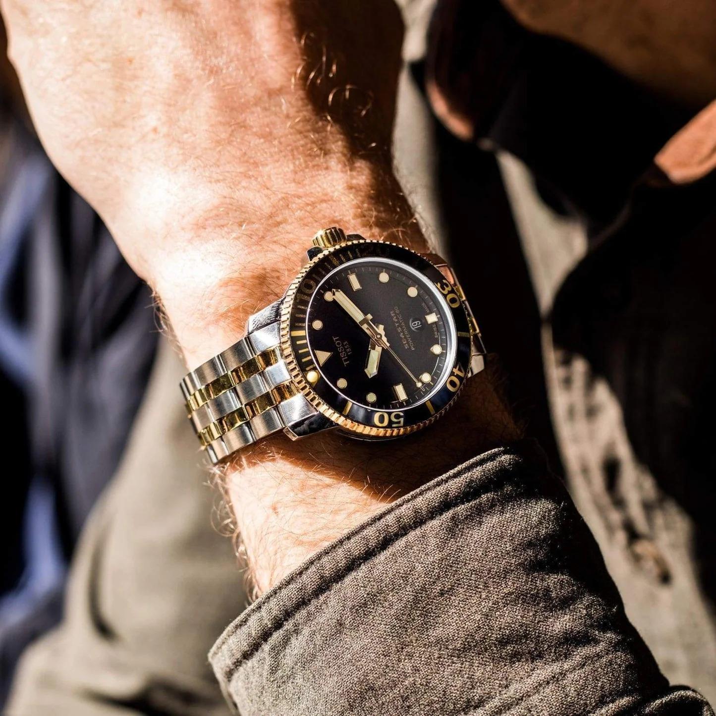Tissot Seastar 1000 Powermatic 80 T1204072205100 Erkek Kol Saati T120.407.22.051.00
