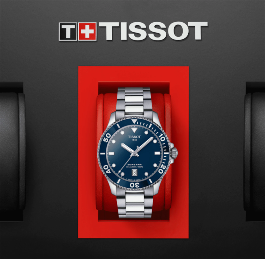 Tissot Seastar 1000 T1204101104100 Erkek Kol Saati T120.410.11.041.00