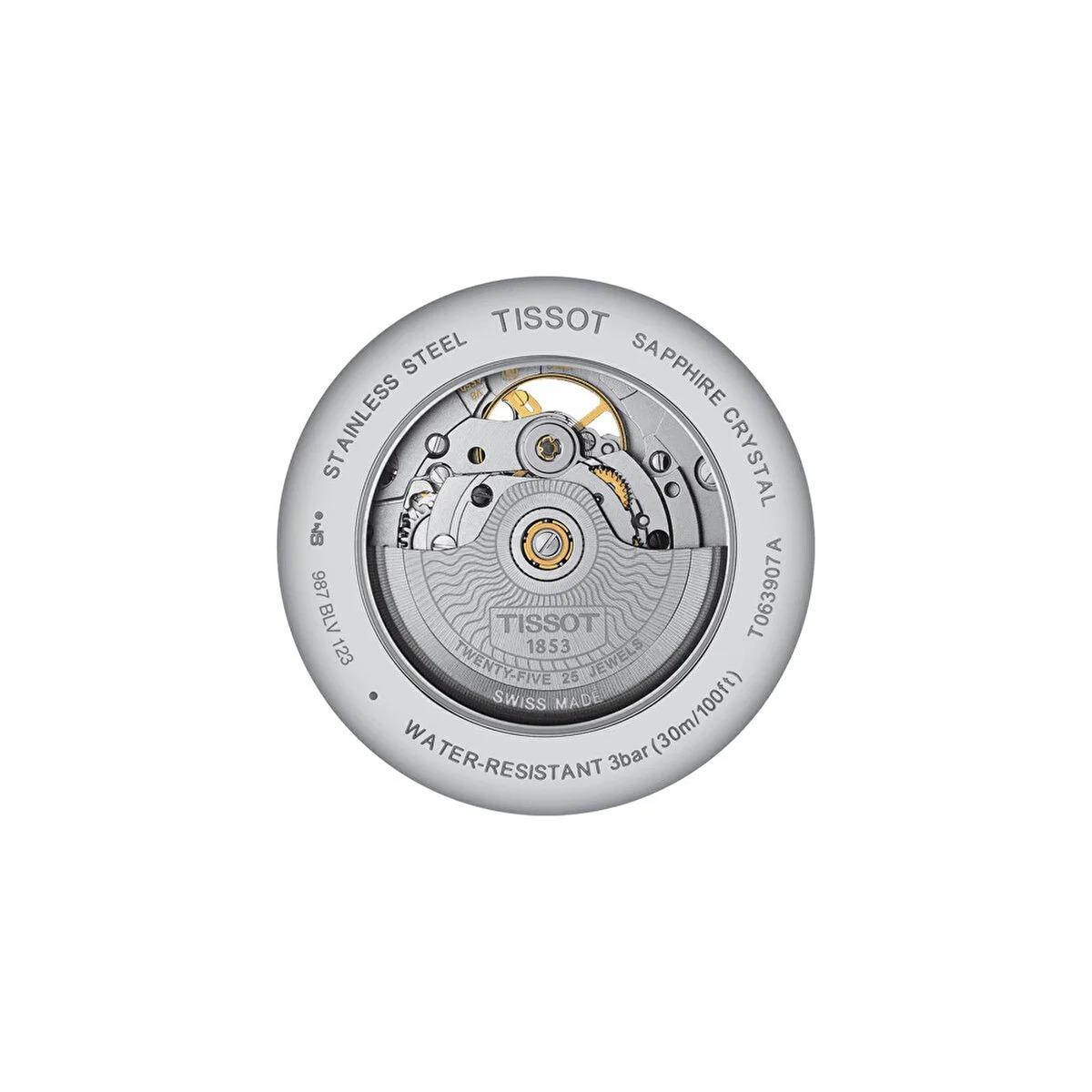Tissot Tradition Powermatic 80 Open Heart T0639072203800 Erkek Kol Saati T063.907.22.038.00