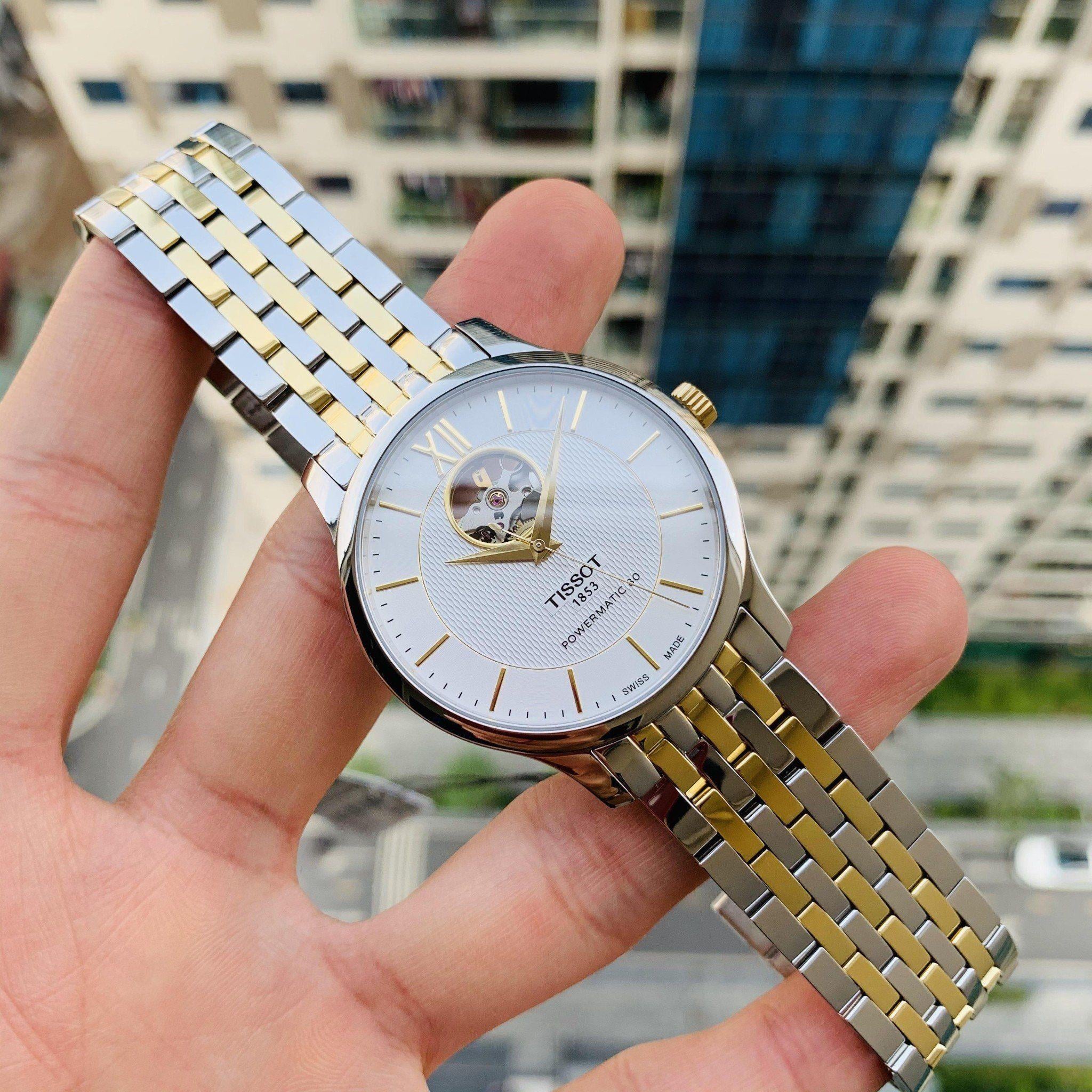 Tissot Tradition Powermatic 80 Open Heart T0639072203800 Erkek Kol Saati T063.907.22.038.00