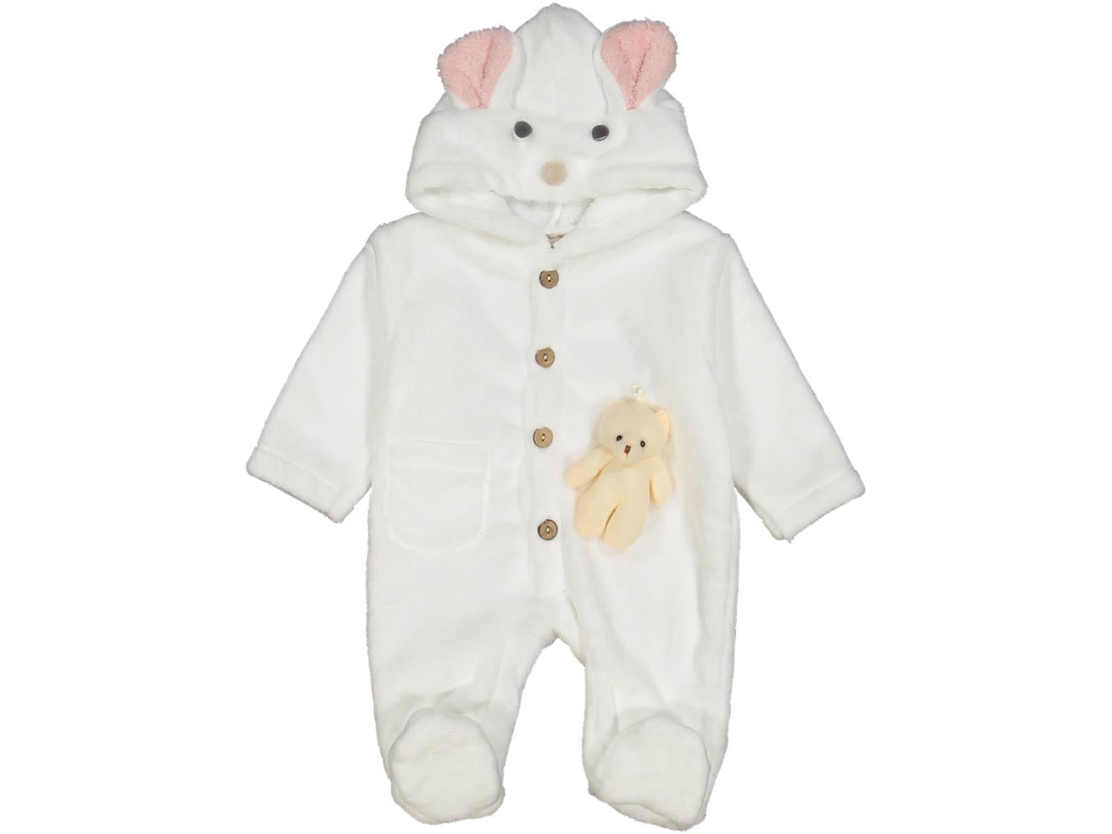 Bebek Ayı Oyuncak Aksesuarlu Peluş Tulum