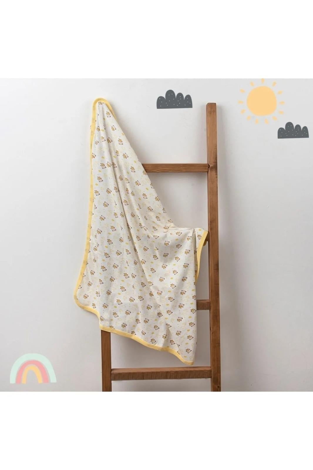 Bebek Ayıcıklı Penye Battaniye 80*90 cm