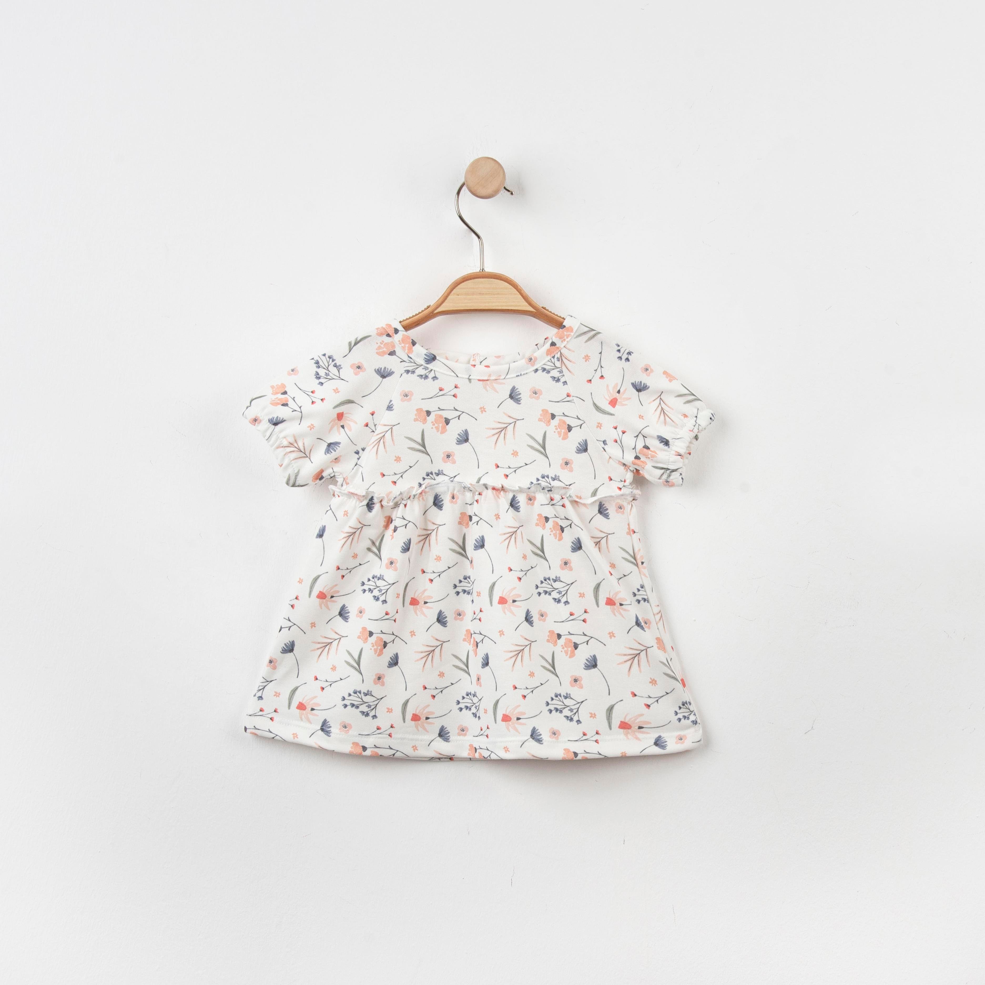 Bebek Çiçek Temalı Elbise