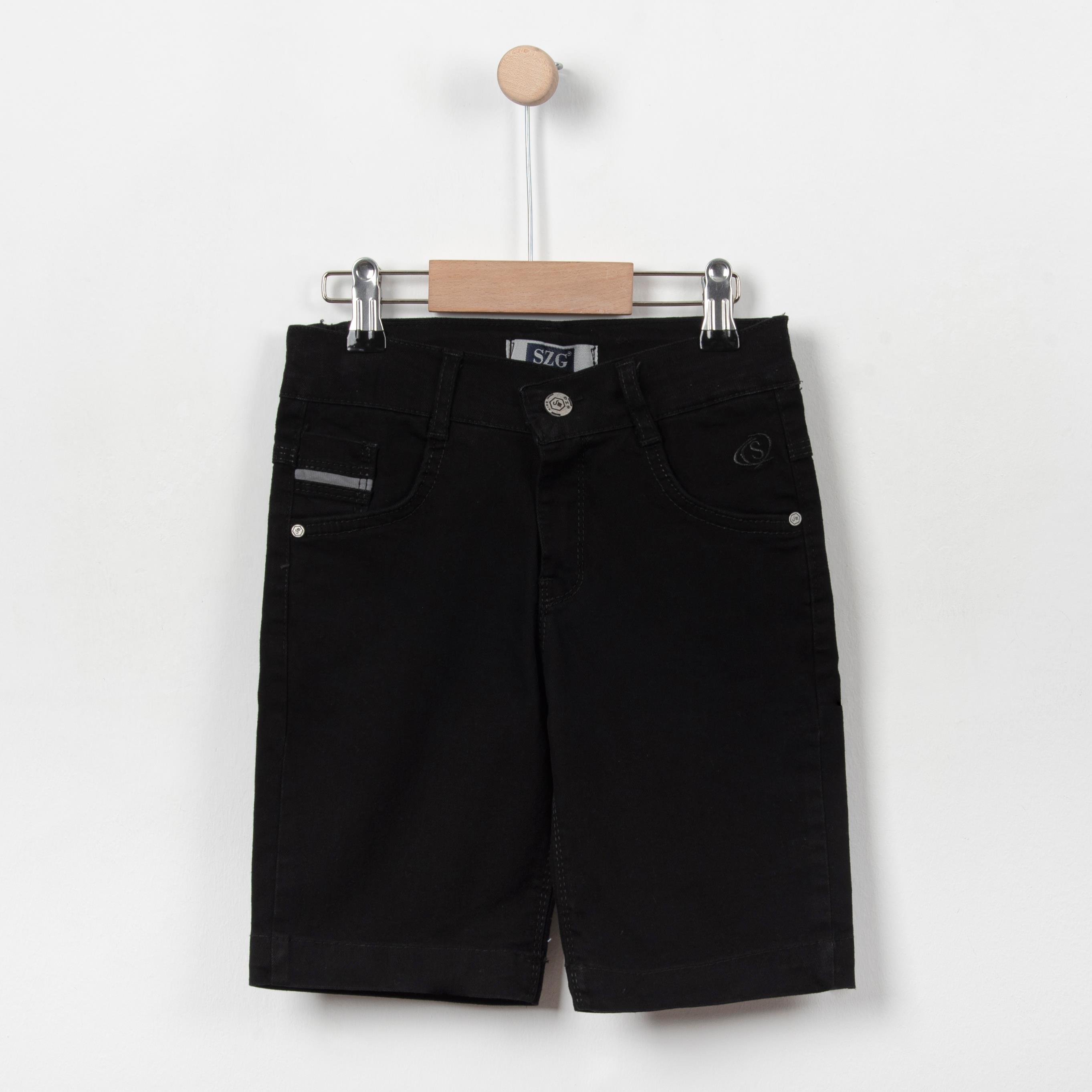 Cep Detaylı Erkek Çocuk Kot Kapri