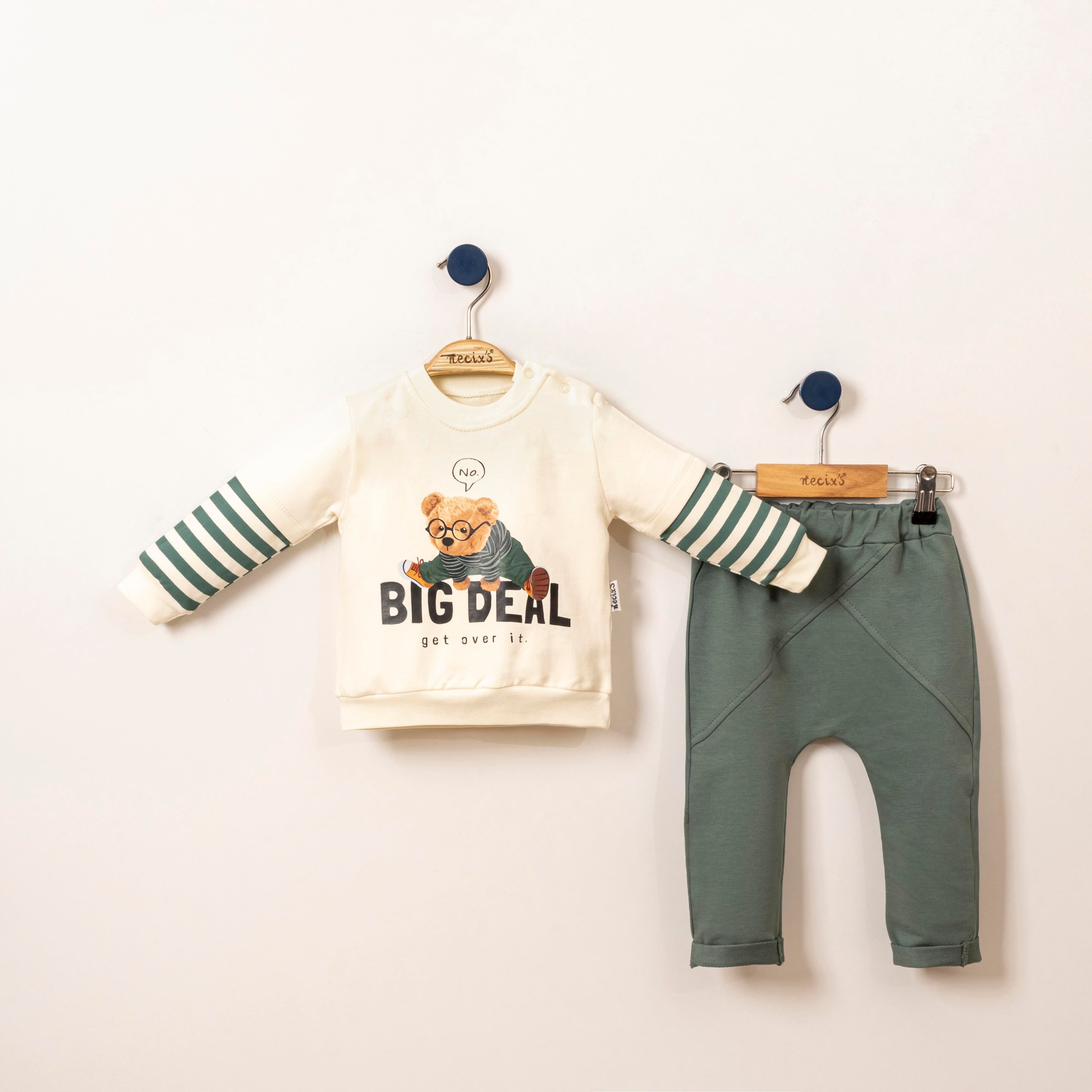 Necix's Big Deal Yazı Baskılı Alt Üst İkili Takım