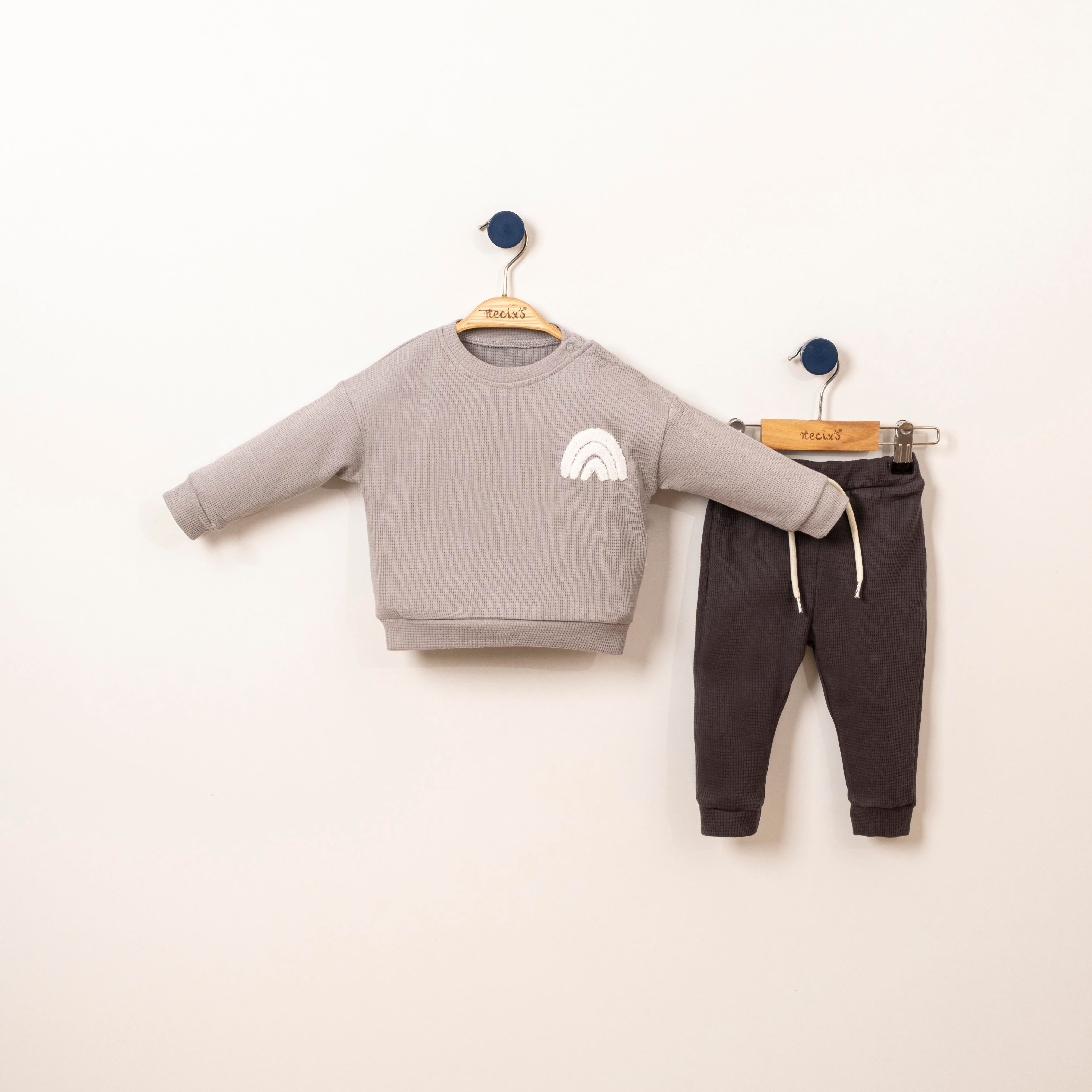 Necix's Gökkuşağı Nakışlı Alt Üst İkili Takım