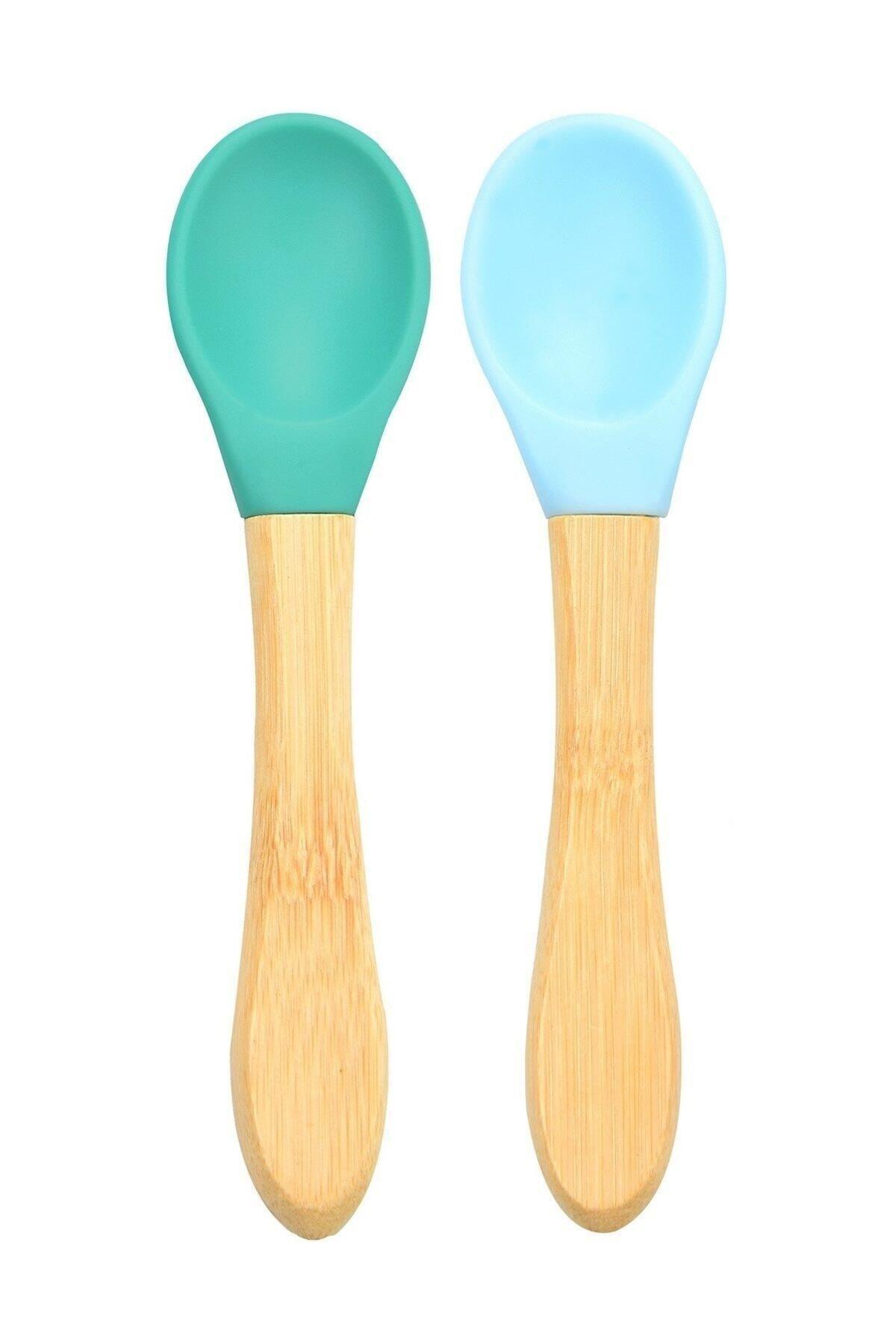 OİOİ Bambu Saplı İkili Silikon Kaşık