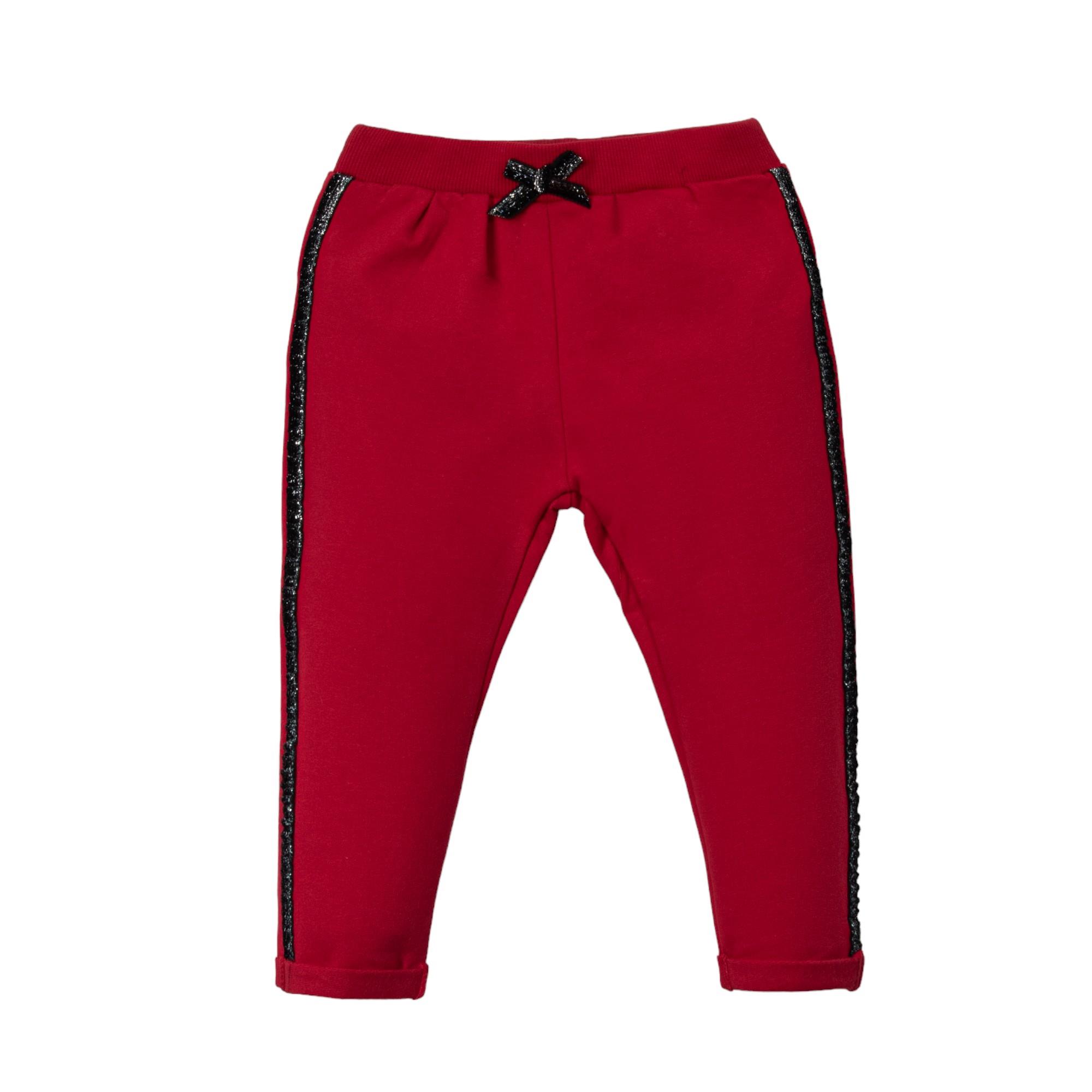 Parlak Şerit Detaylı Bebek Eşofman Alt