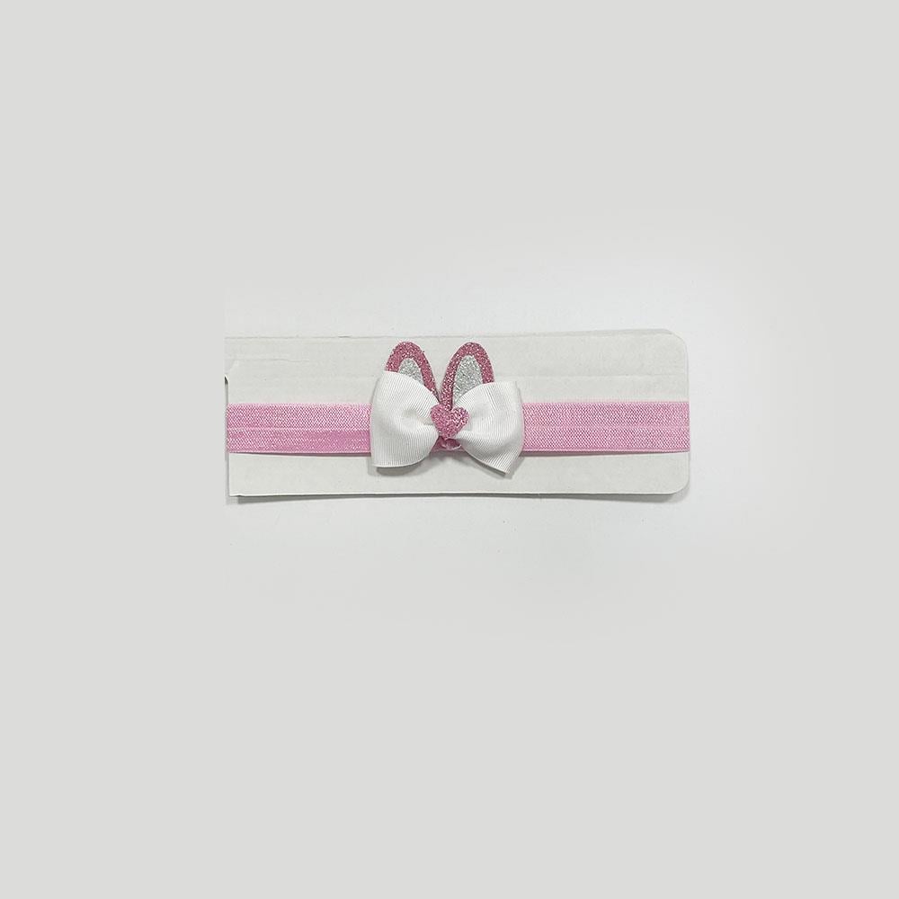 Tavşan Kulak Figürlü Lastikli Bebek Saç Bandı
