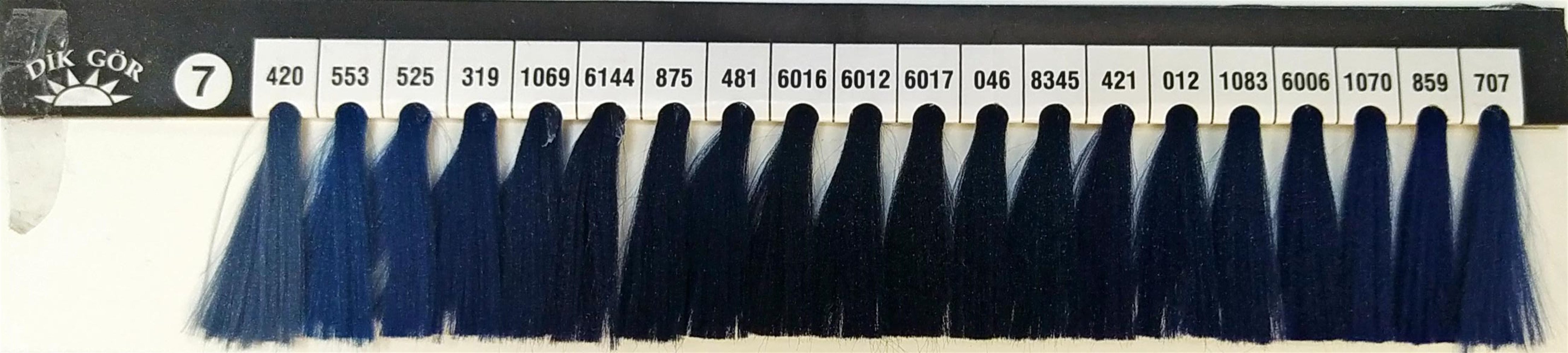 150 Denye 012 Renkli Tekstürize Polyester Overlok İpliği (Muz İplik)
