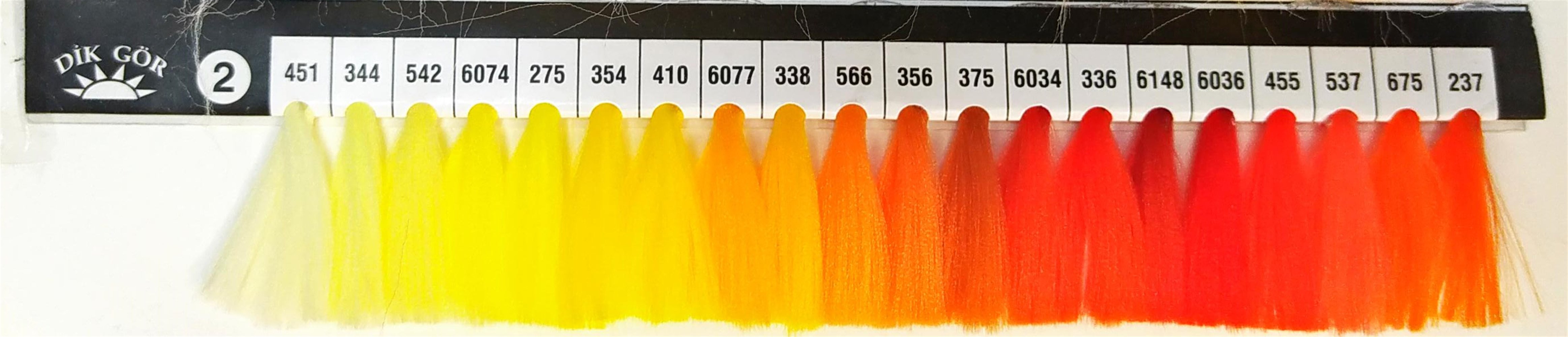 150 Denye 451 Renkli Tekstürize Polyester Overlok İpliği (Muz İplik)