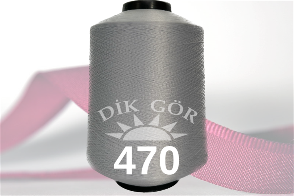 150 Denye 470 Renkli Tekstürize Polyester Overlok İpliği (Muz İplik)