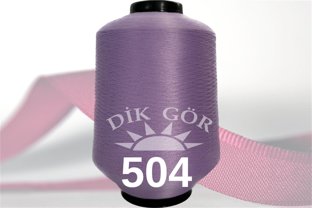 150 Denye 504 Renkli Tekstürize Polyester Overlok İpliği (Muz İplik)