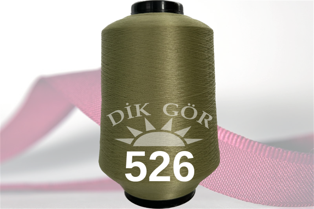 150 Denye 526 Renkli Tekstürize Polyester Overlok İpliği (Muz İplik)