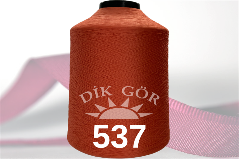 150 Denye 537 Renkli Tekstürize Polyester Overlok İpliği (Muz İplik)