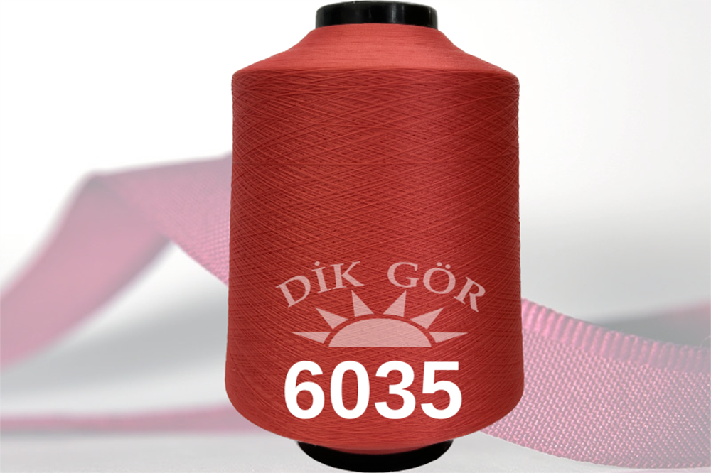 150 Denye 6035 Renkli Tekstürize Polyester Overlok İpliği (Muz İplik)
