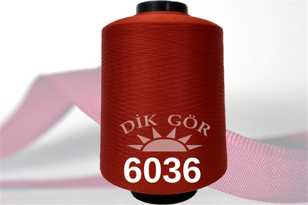 150 Denye 6036 Renkli Tekstürize Polyester Overlok İpliği (Muz İplik)