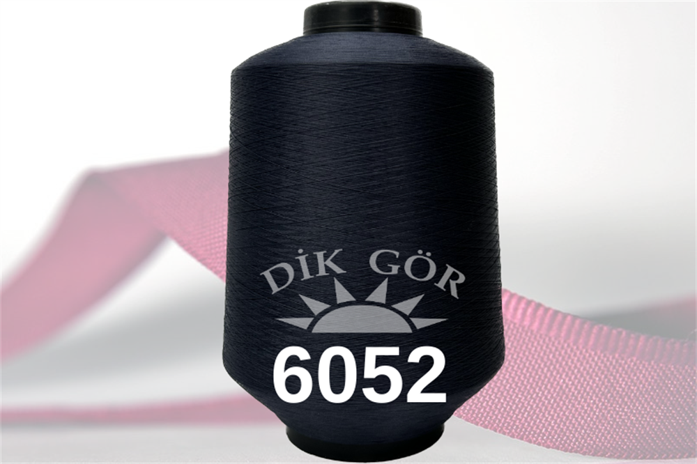 150 Denye 6052 Renkli Tekstürize Polyester Overlok İpliği (Muz İplik)