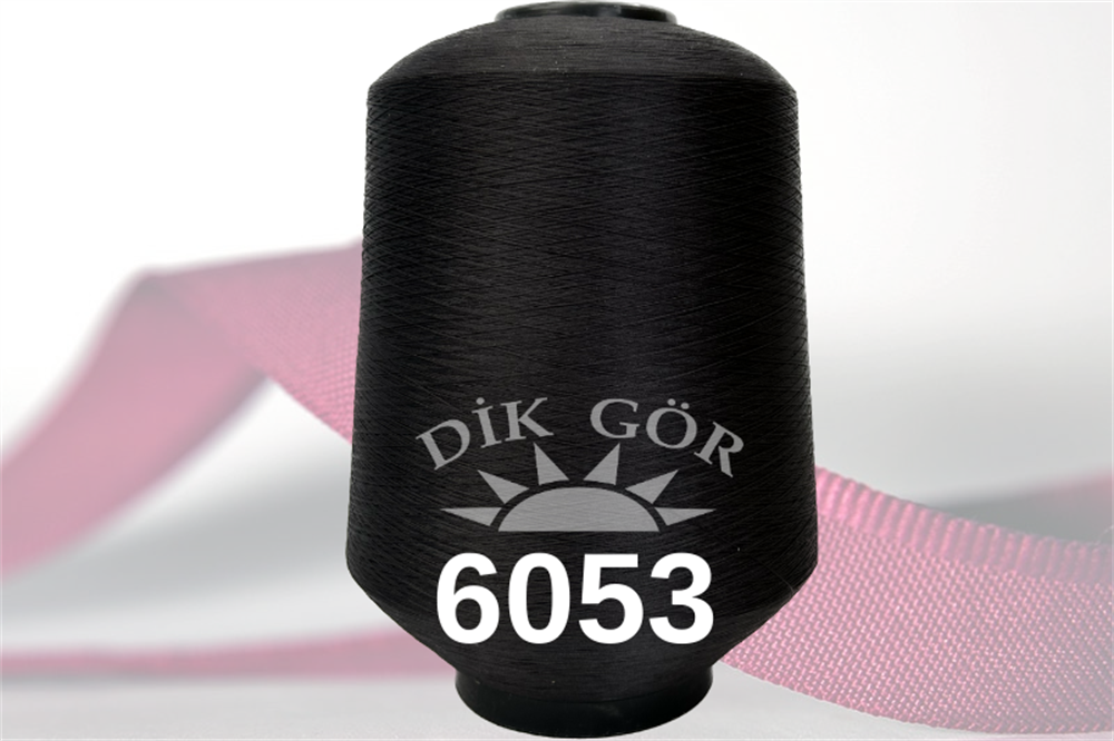 150 Denye 6053 Renkli Tekstürize Polyester Overlok İpliği (Muz İplik)