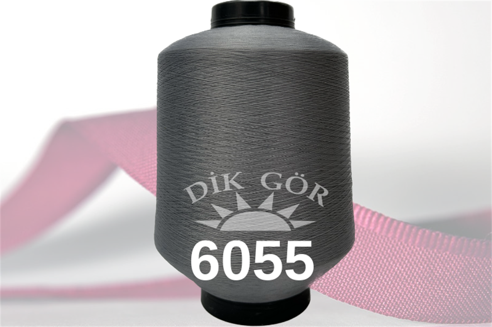 150 Denye 6055 Renkli Tekstürize Polyester Overlok İpliği (Muz İplik)