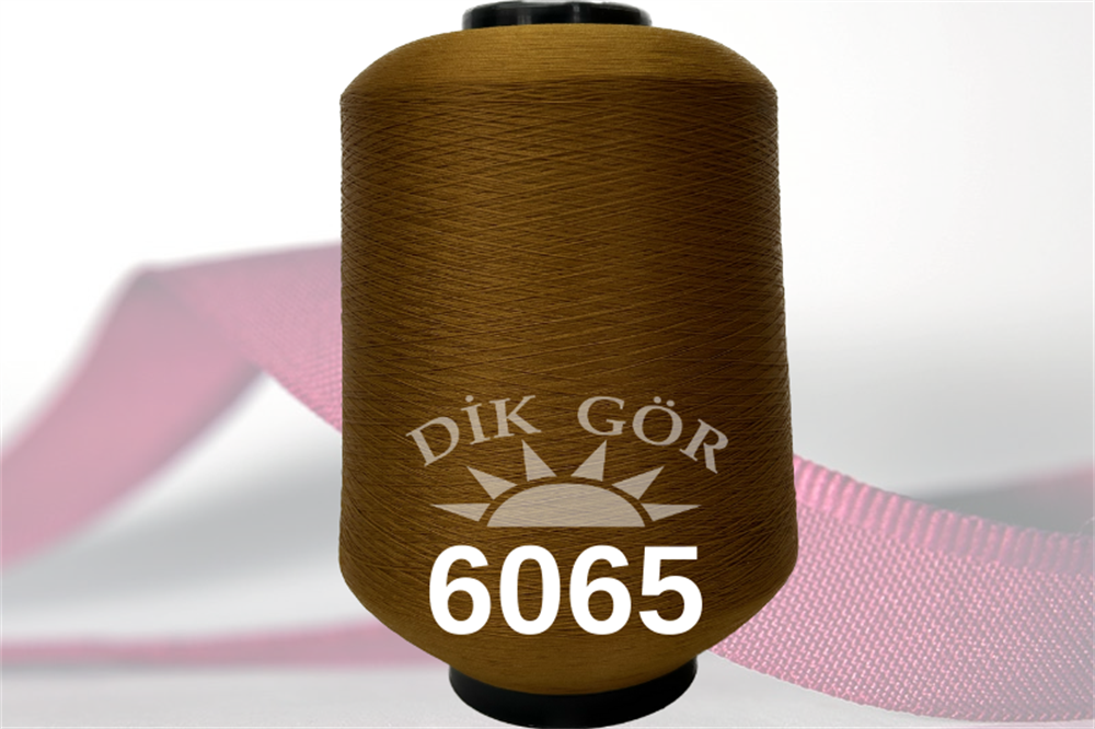 150 Denye 6065 Renkli Tekstürize Polyester Overlok İpliği (Muz İplik)