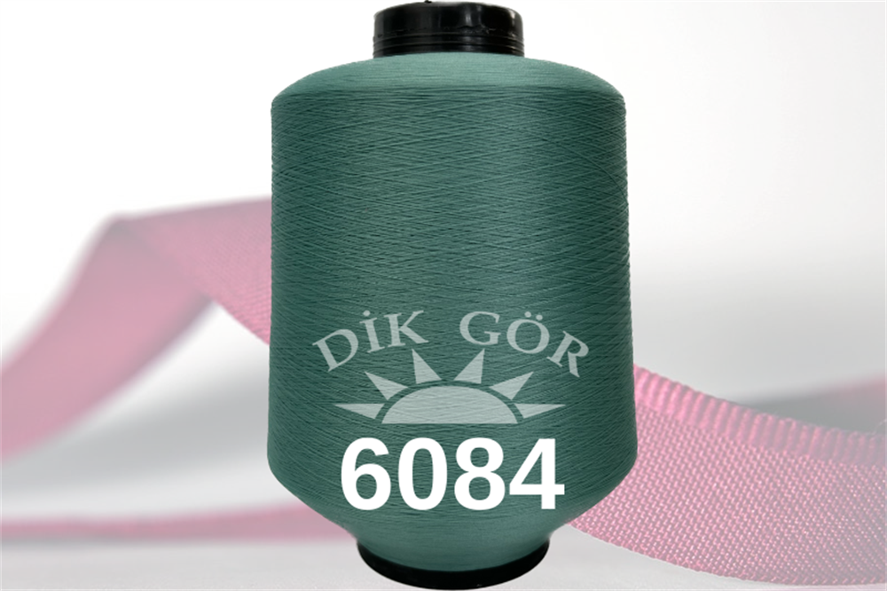 150 Denye 6084 Renkli Tekstürize Polyester Overlok İpliği (Muz İplik)
