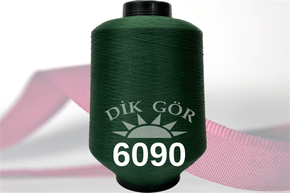 150 Denye 6090 Renkli Tekstürize Polyester Overlok İpliği (Muz İplik)