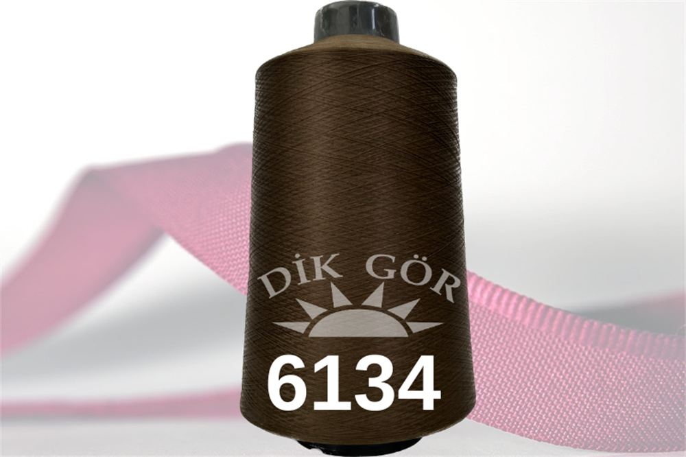 150 Denye 6134 Renkli Tekstürize Polyester Overlok İpliği (Muz İplik)