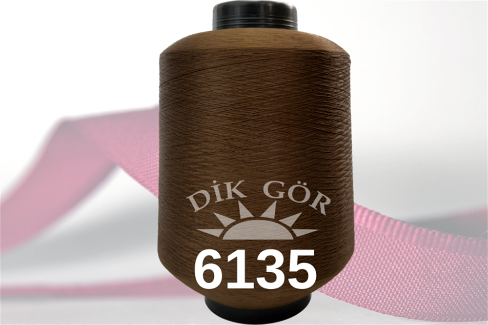 150 Denye 6135 Renkli Tekstürize Polyester Overlok İpliği (Muz İplik)