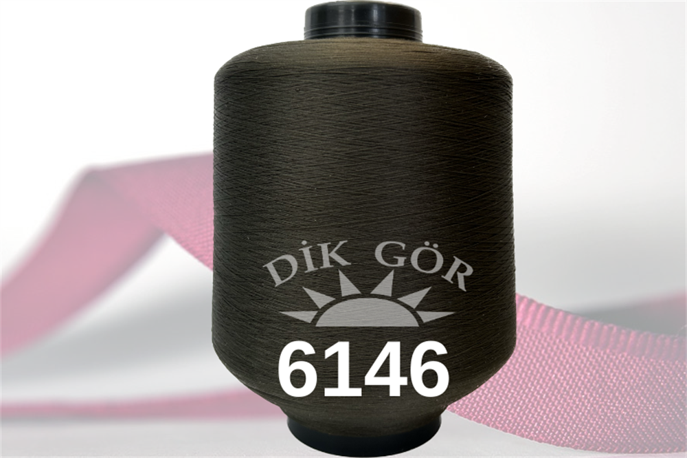150 Denye 6146 Renkli Tekstürize Polyester Overlok İpliği (Muz İplik)