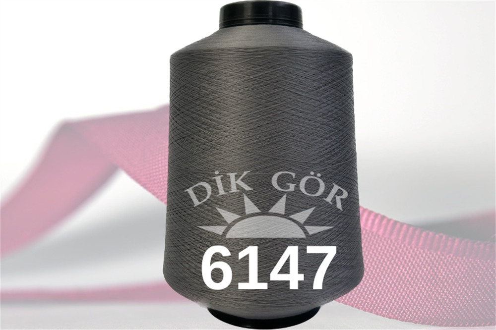 150 Denye 6147 Renkli Tekstürize Polyester Overlok İpliği (Muz İplik)