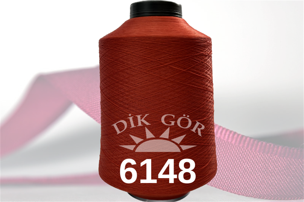150 Denye 6148 Renkli Tekstürize Polyester Overlok İpliği (Muz İplik)