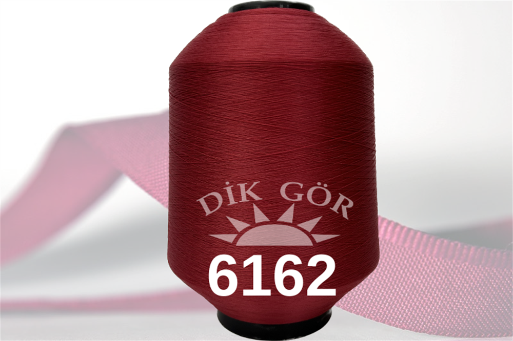 150 Denye 6162 Renkli Tekstürize Polyester Overlok İpliği (Muz İplik)