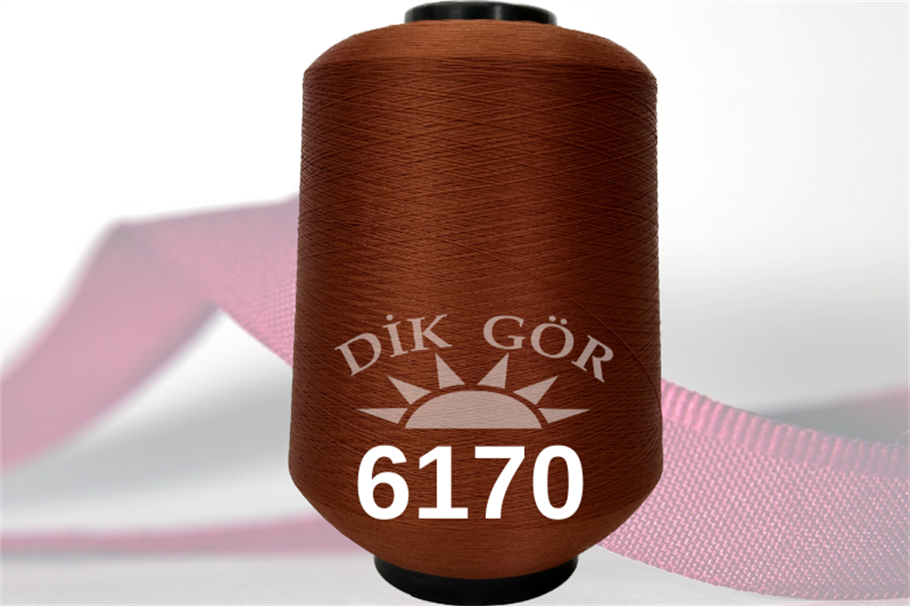 150 Denye 6170 Renkli Tekstürize Polyester Overlok İpliği (Muz İplik)