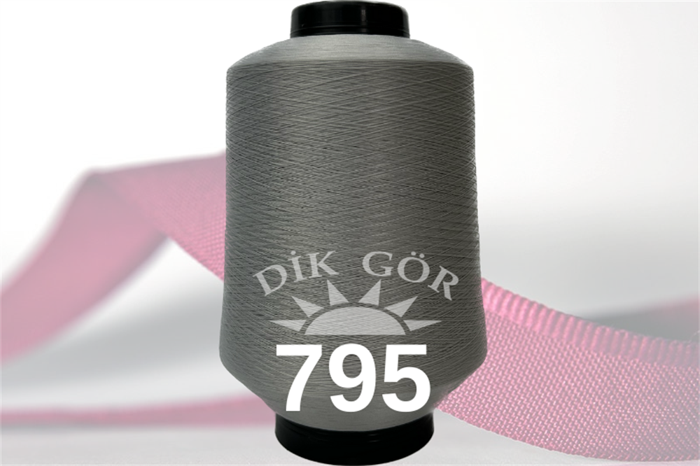 150 Denye 795 Renkli Tekstürize Polyester Overlok İpliği (Muz İplik)