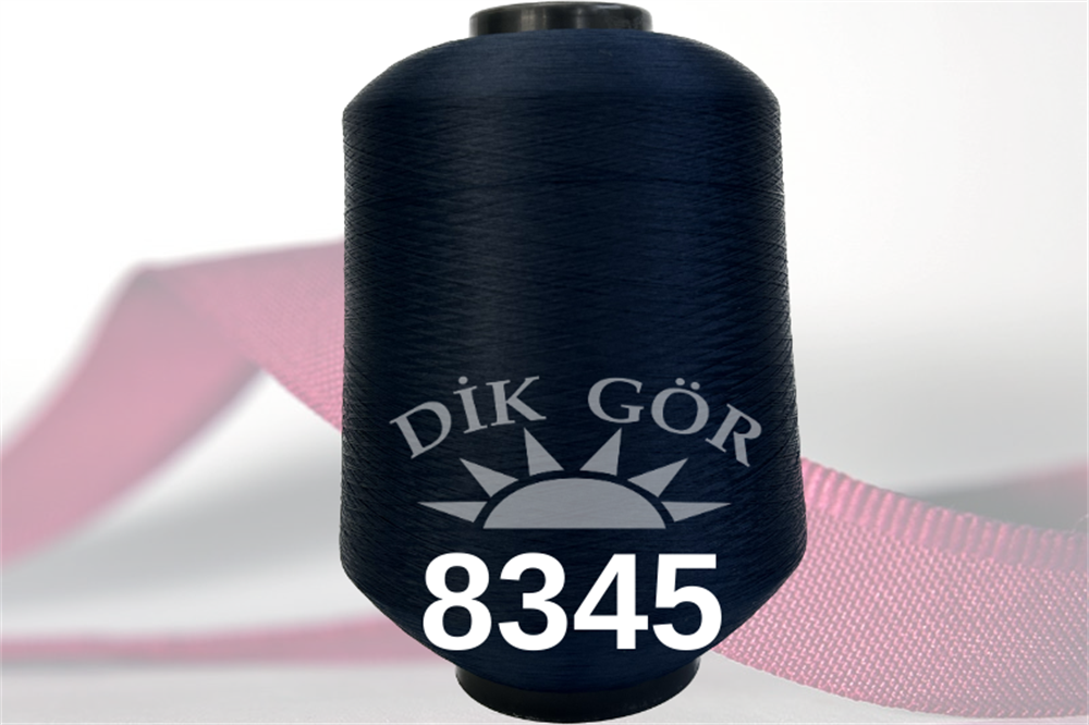 150 Denye 8345 Renkli Tekstürize Polyester Overlok İpliği (Muz İplik)