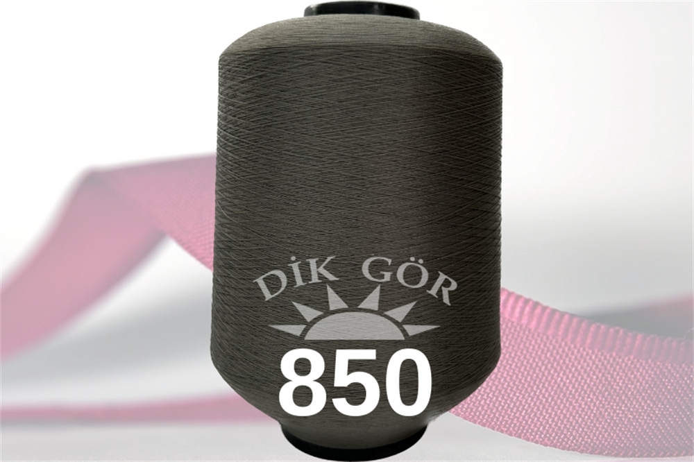 150 Denye 850 Renkli Tekstürize Polyester Overlok İpliği (Muz İplik)