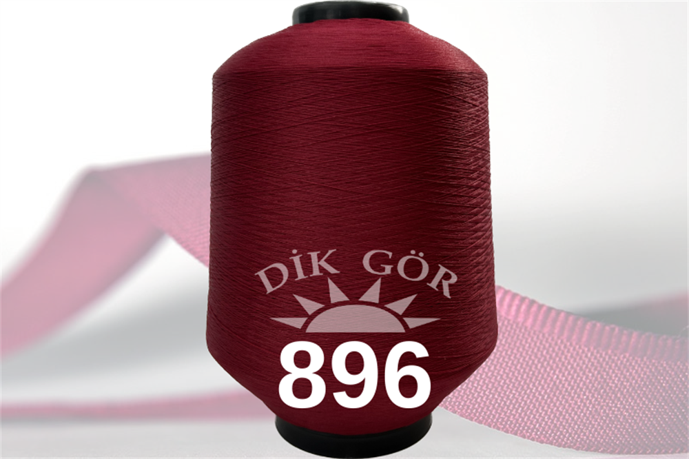 150 Denye 896 Renkli Tekstürize Polyester Overlok İpliği (Muz İplik)