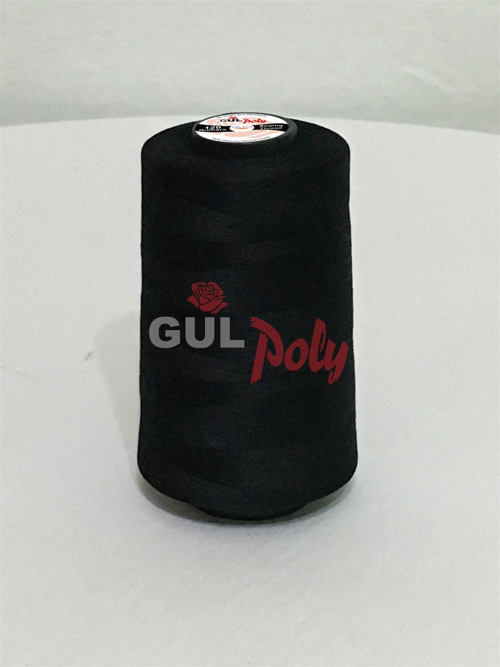 Gülpoly 120 Numara Siyah Renkli Polyester Dikiş İpliği