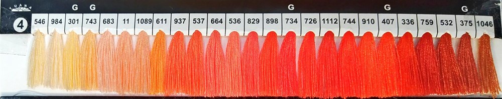 Tuana 120 Numara 011 Renkli Polyester Dikiş İpliği