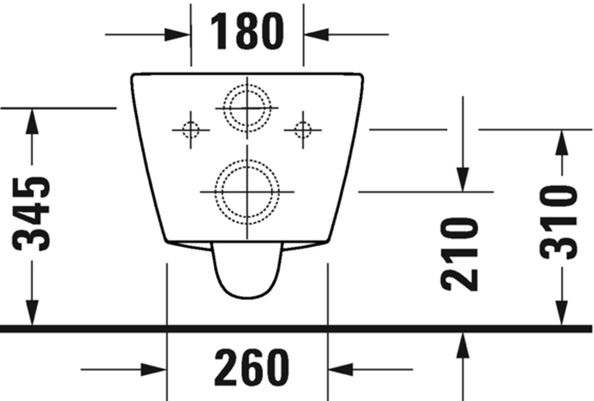 Duravit D-Neo Rimless Hygiene Glaze Asma Klozet Seti