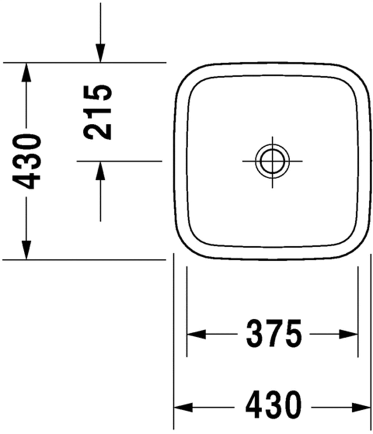 Duravit DuraStyle Çanak Lavabo 43 cm