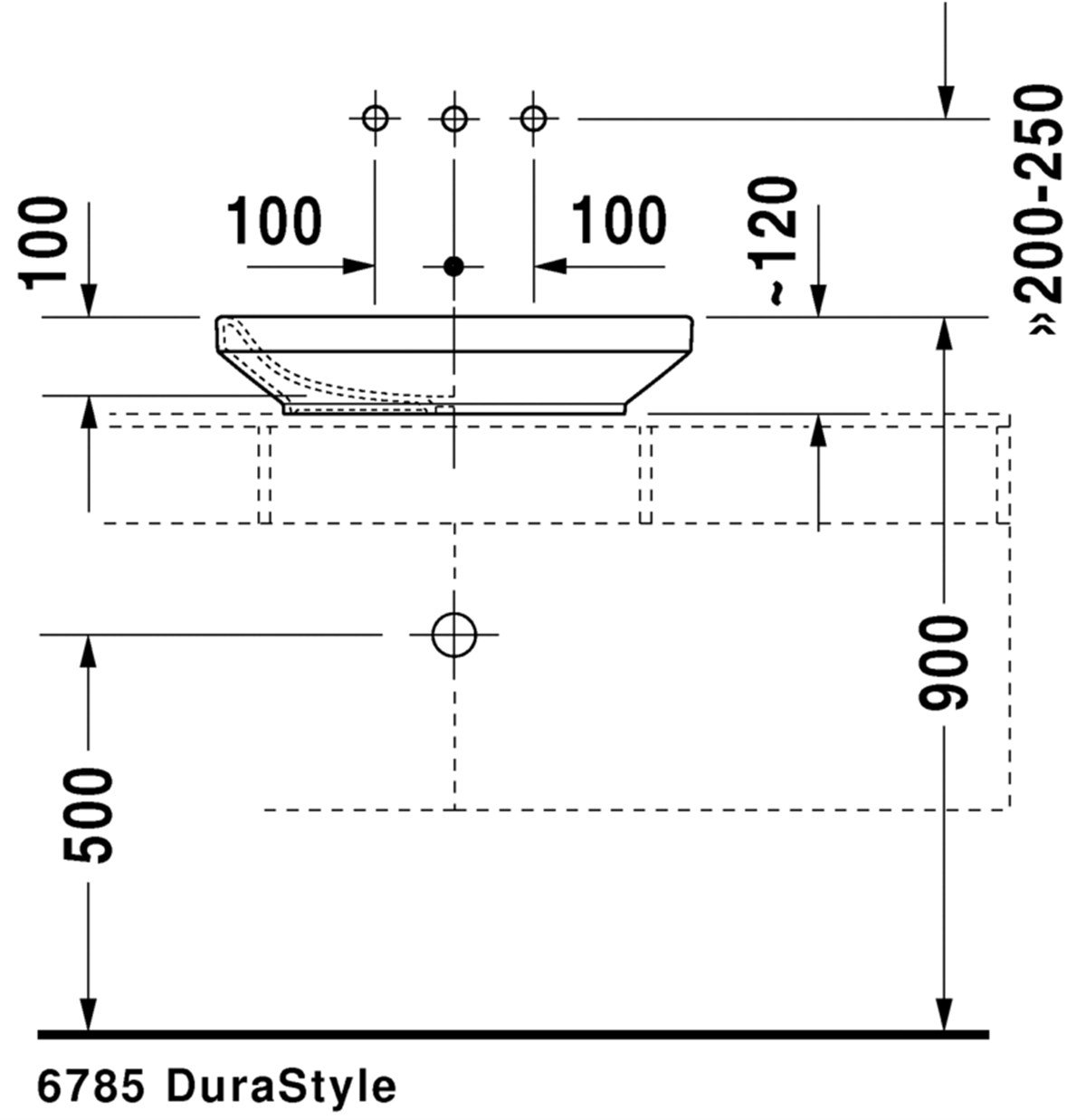 Duravit DuraStyle Çanak Lavabo 60 cm